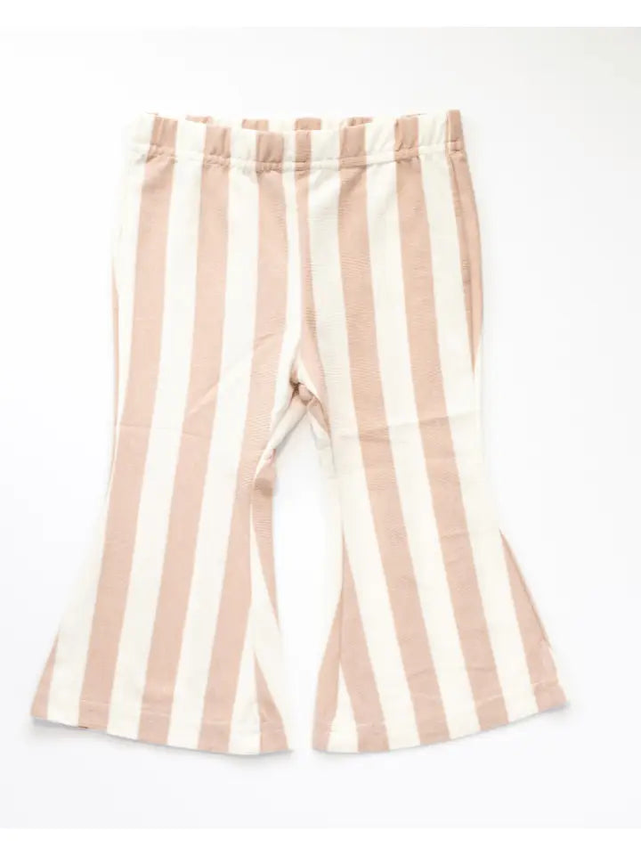 Blakely Boho Bell Bottoms - Peaches 'n Cream Stripes