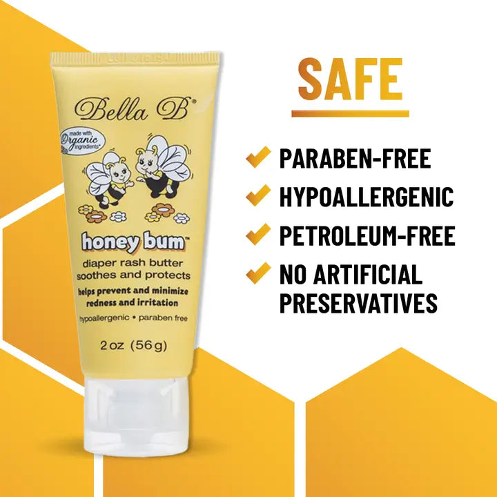 Honey Bum Baby Bottom Balm, 2 oz Tube