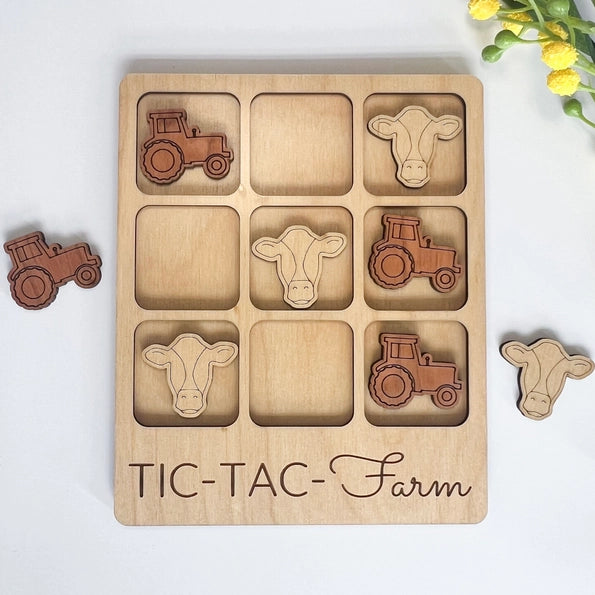 Tic-Tac-Toe Farm Game