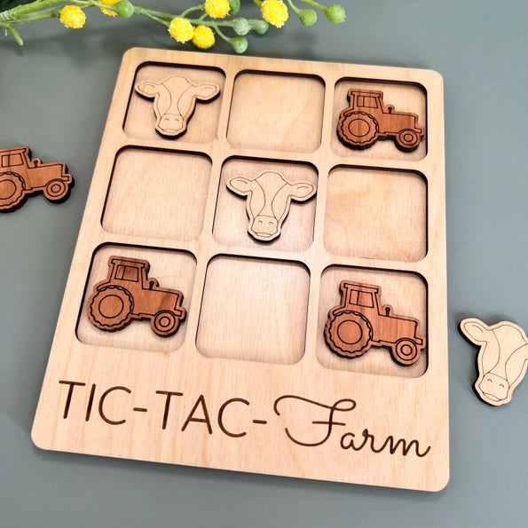 Tic-Tac-Toe Farm Game