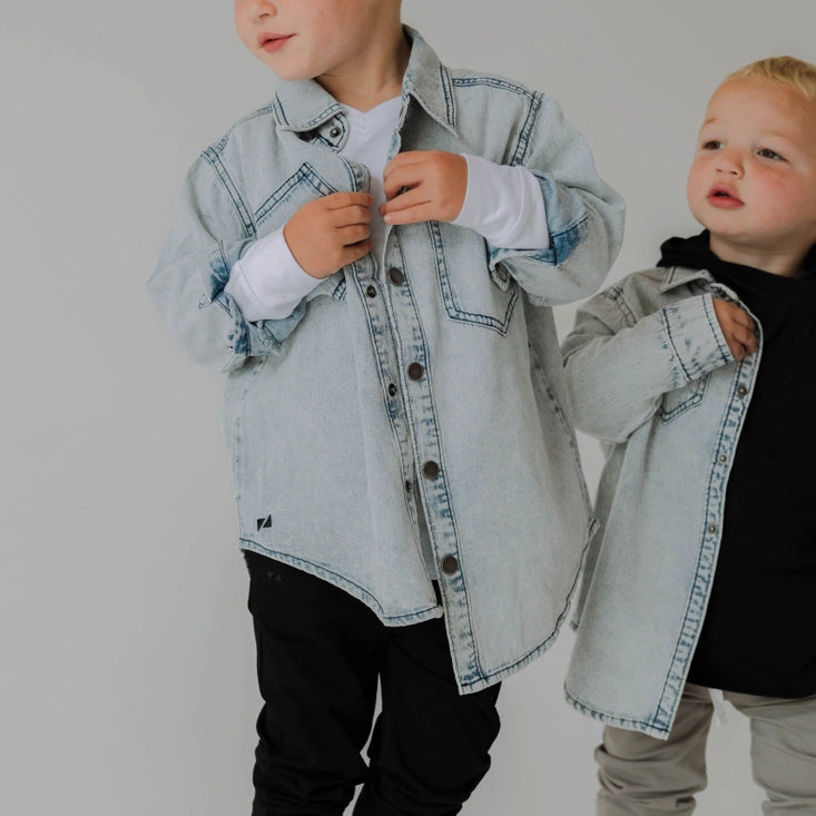 Heritage Denim Shacket Kids