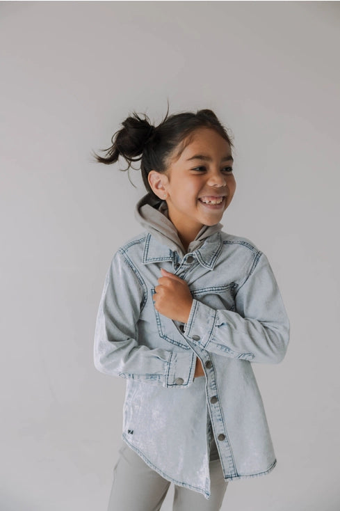 Heritage Denim Shacket Kids