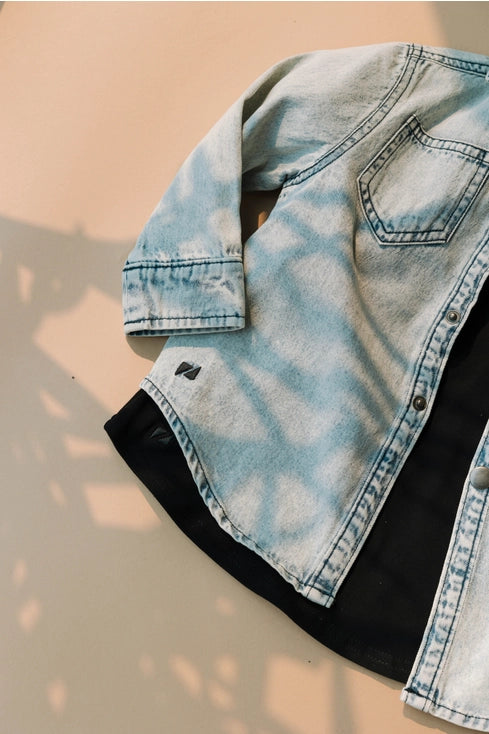Heritage Denim Shacket Kids
