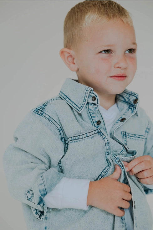 Heritage Denim Shacket Kids