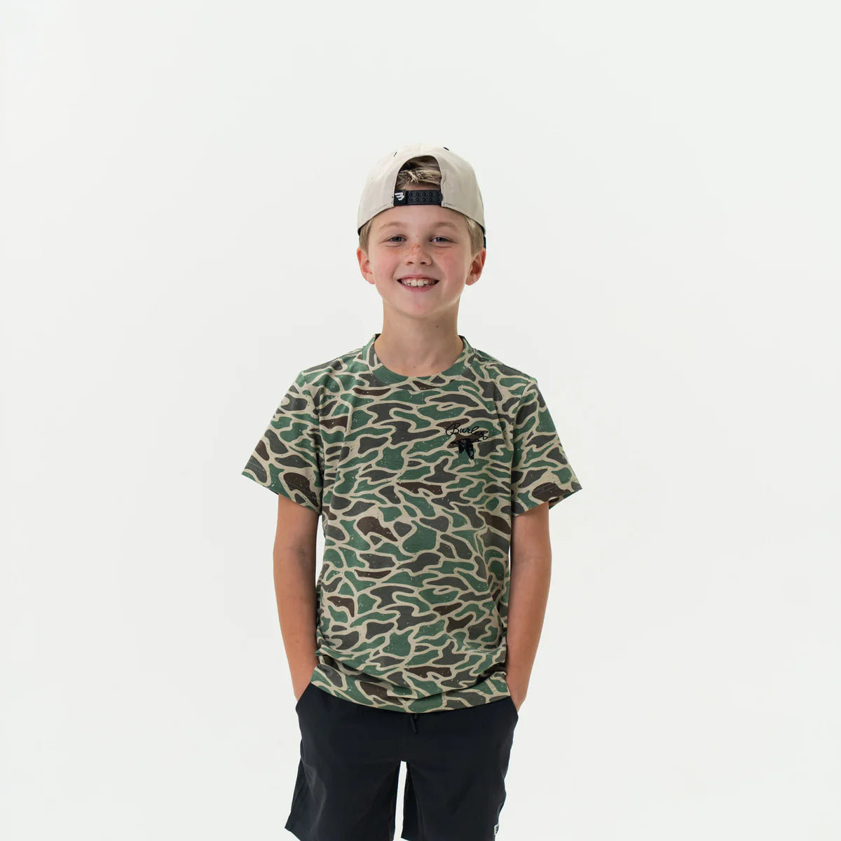 Youth Short Sleeve Tee - Retro Duck Camo