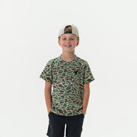 Youth Short Sleeve Tee - Retro Duck Camo