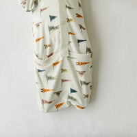 24 Hour Convertible Sleeper Baby Gown - Affirmations