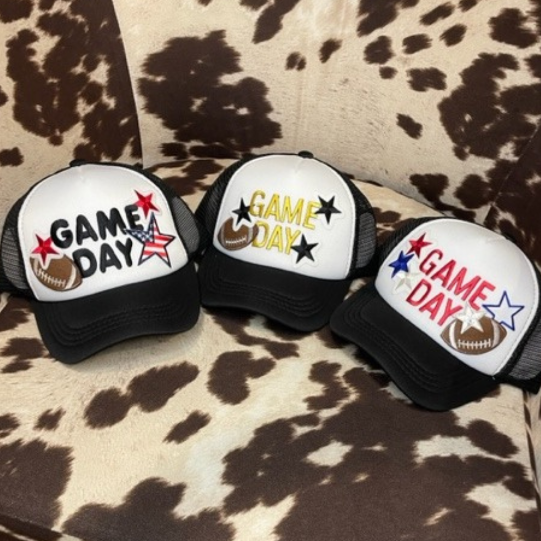 Game Day Youth Patch Trucker Hats 3 Styles