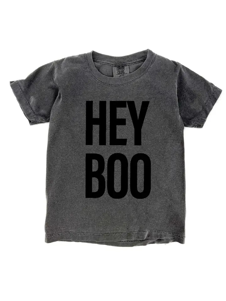 Hey Boo Halloween Comfort Colors Tee