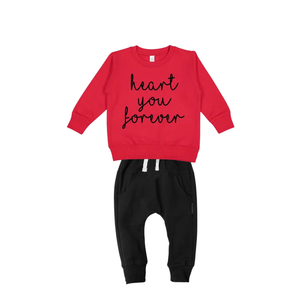 Heart You Forever | Infant + Kids Valentines Day Sweatshirt