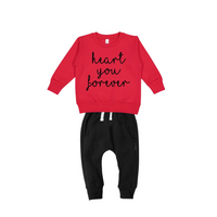 Heart You Forever | Infant + Kids Valentines Day Sweatshirt