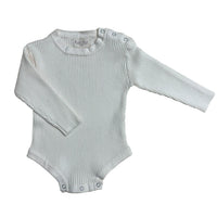 Baby Rib Bodysuit - Cream