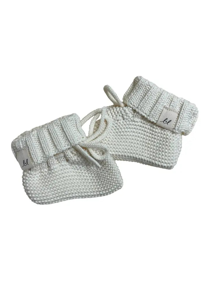 Baby Cream Organic Booties