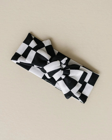 Headband | Black Checkered