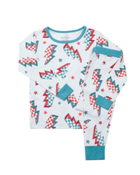 Christmas Kids Bamboo Two Piece Set | Checkered Bolts