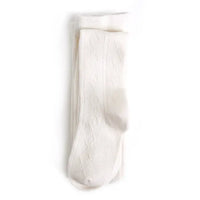 Fancy Knit Tights - Ivory