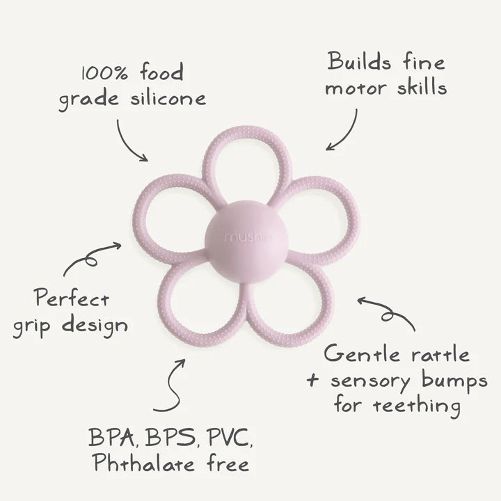 Daisy Rattle Teether