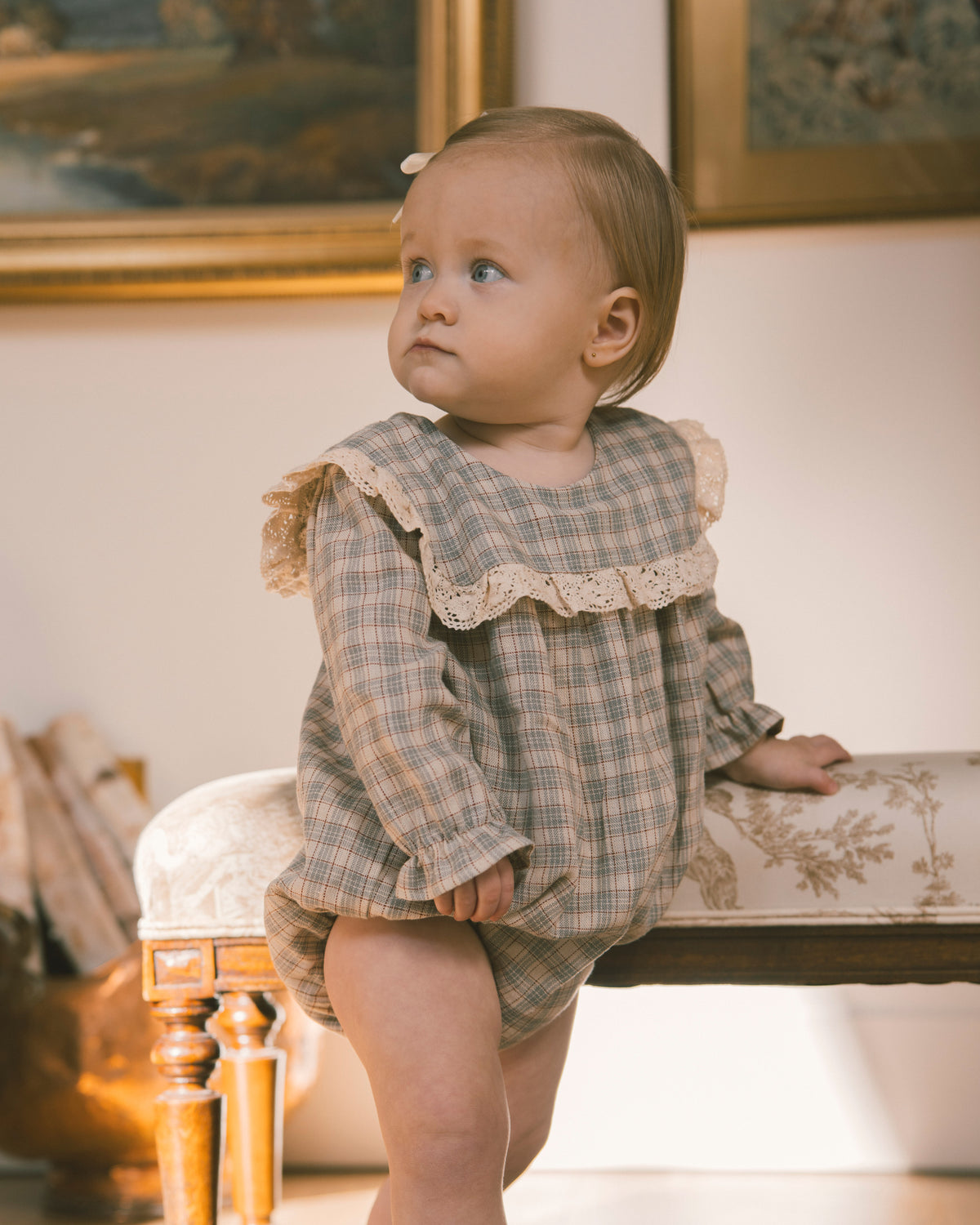 Noelle Romper Fall Plaid