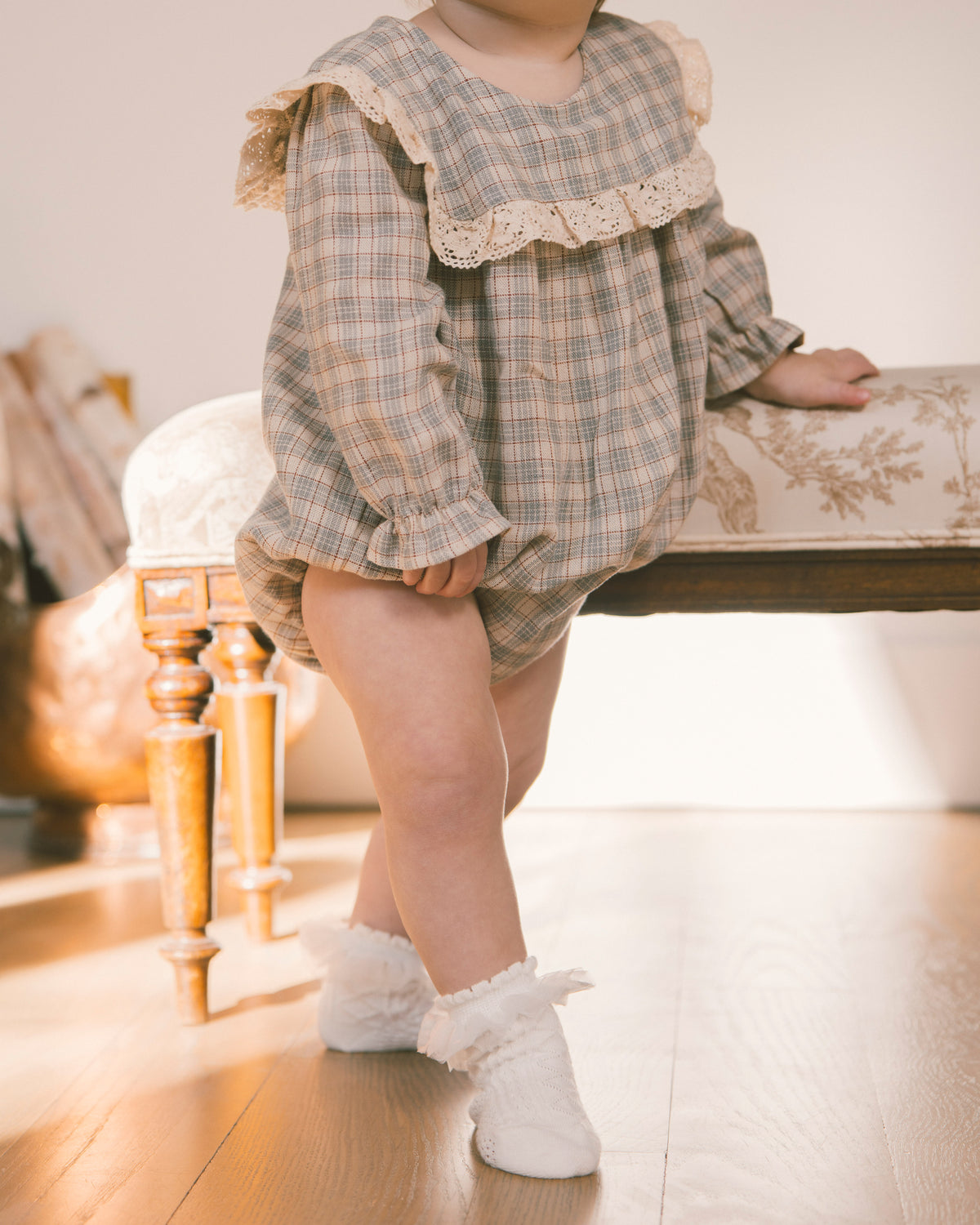 Noelle Romper Fall Plaid