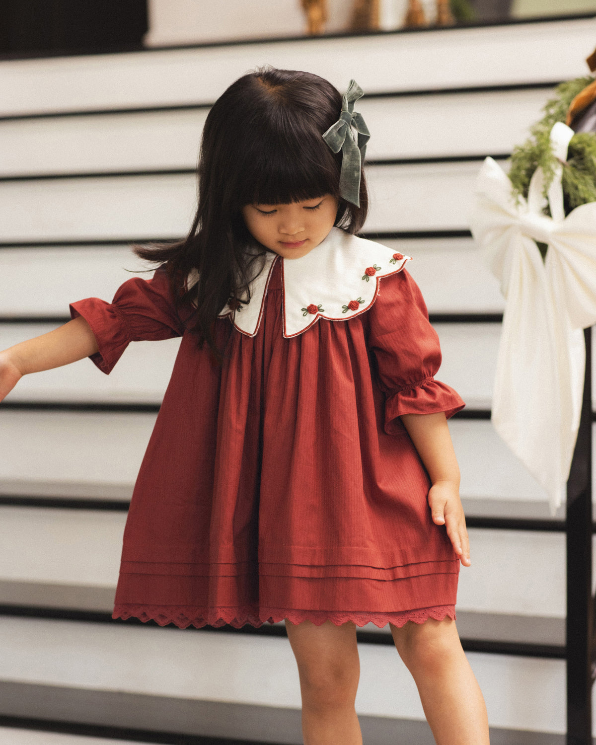 Mabel Dress Ruby