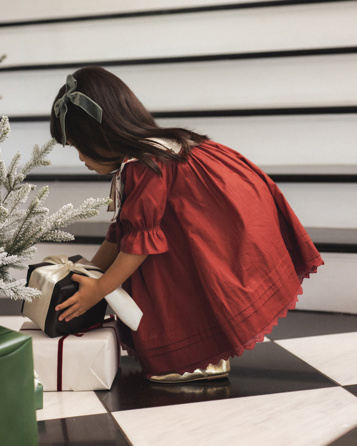 Mabel Dress Ruby