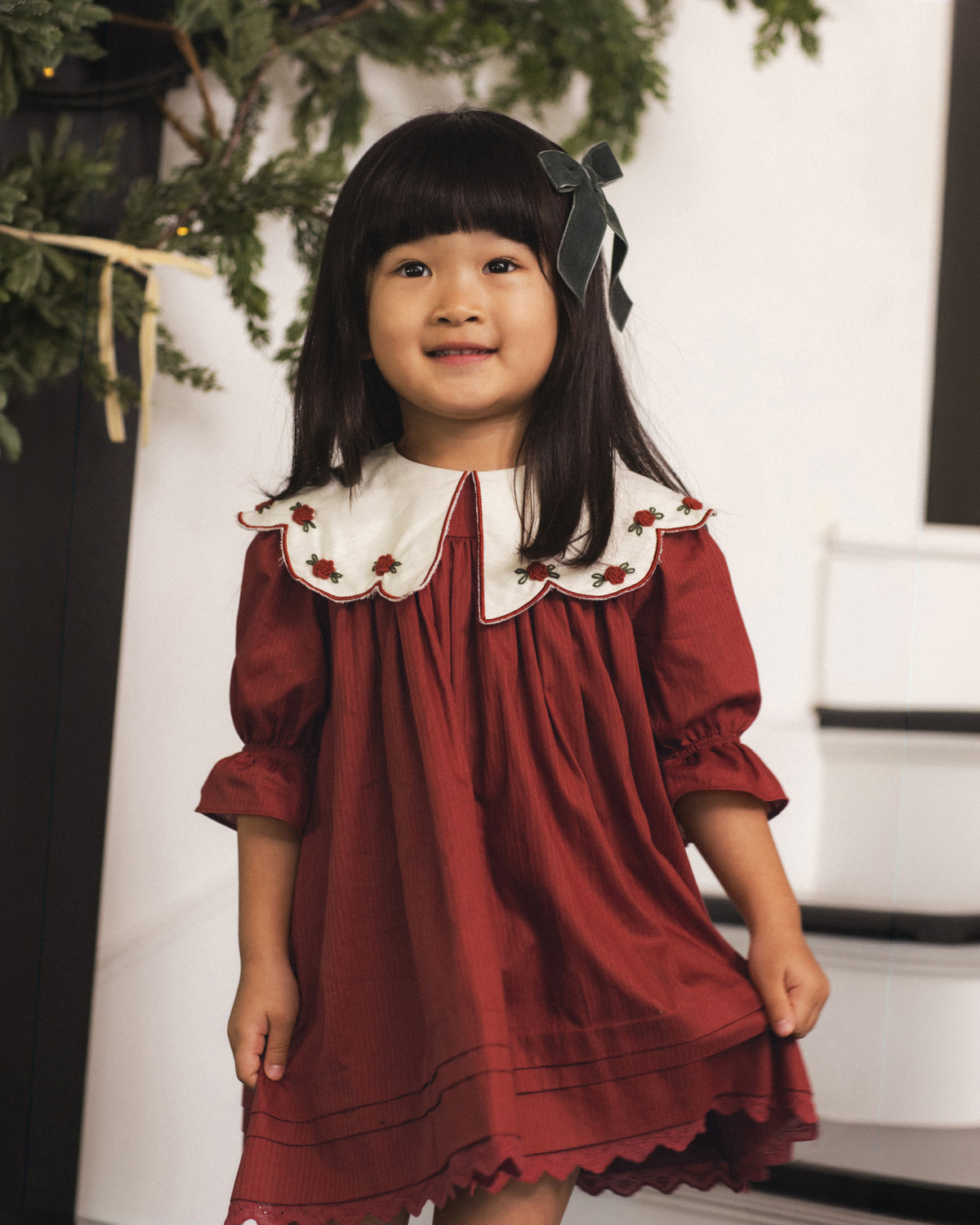 Mabel Dress Ruby