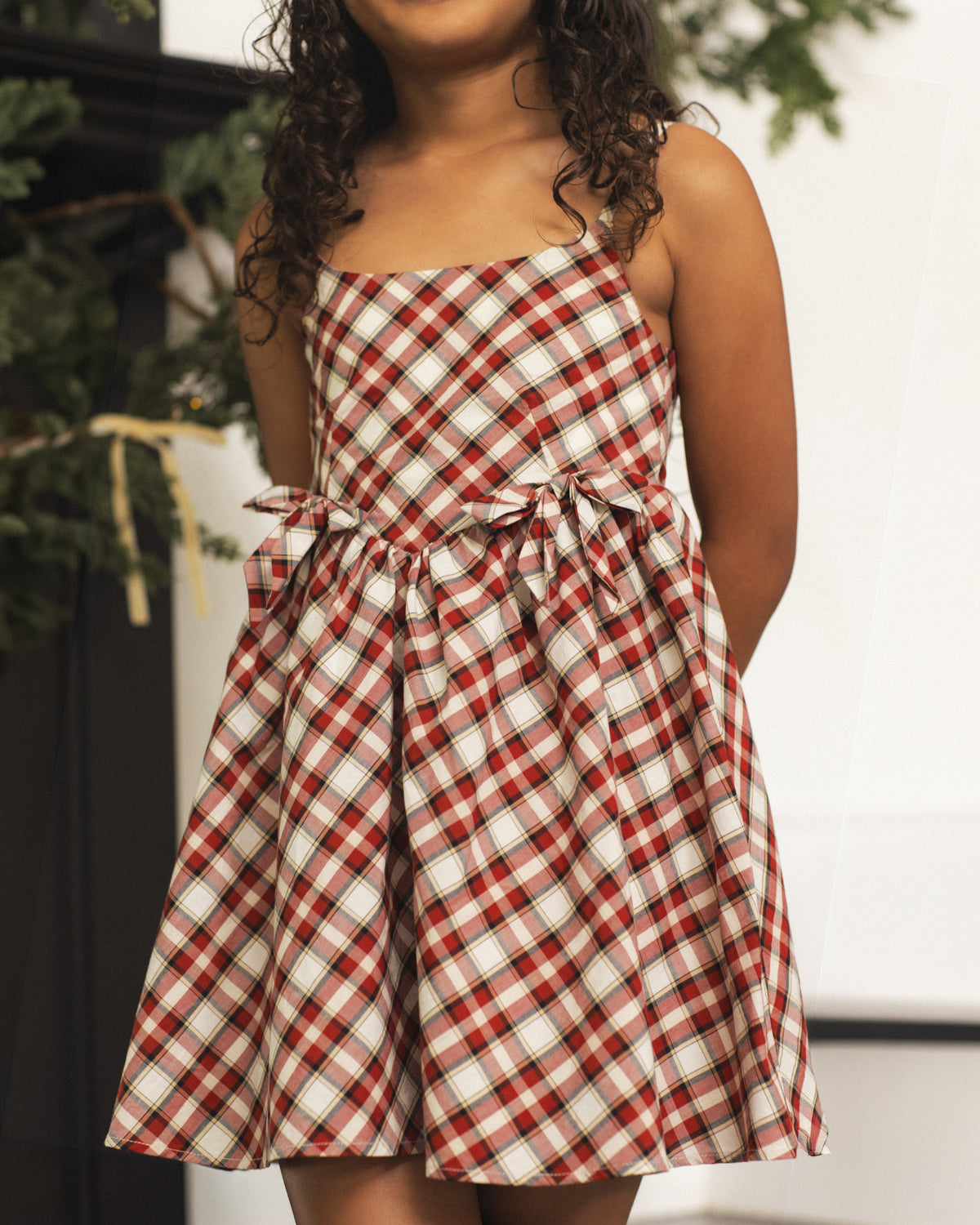 Betsy Dress Holiday Tartan