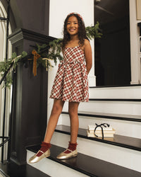 Betsy Dress Holiday Tartan