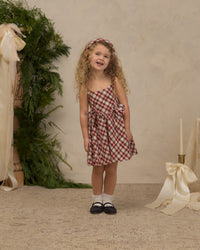 Betsy Dress Holiday Tartan