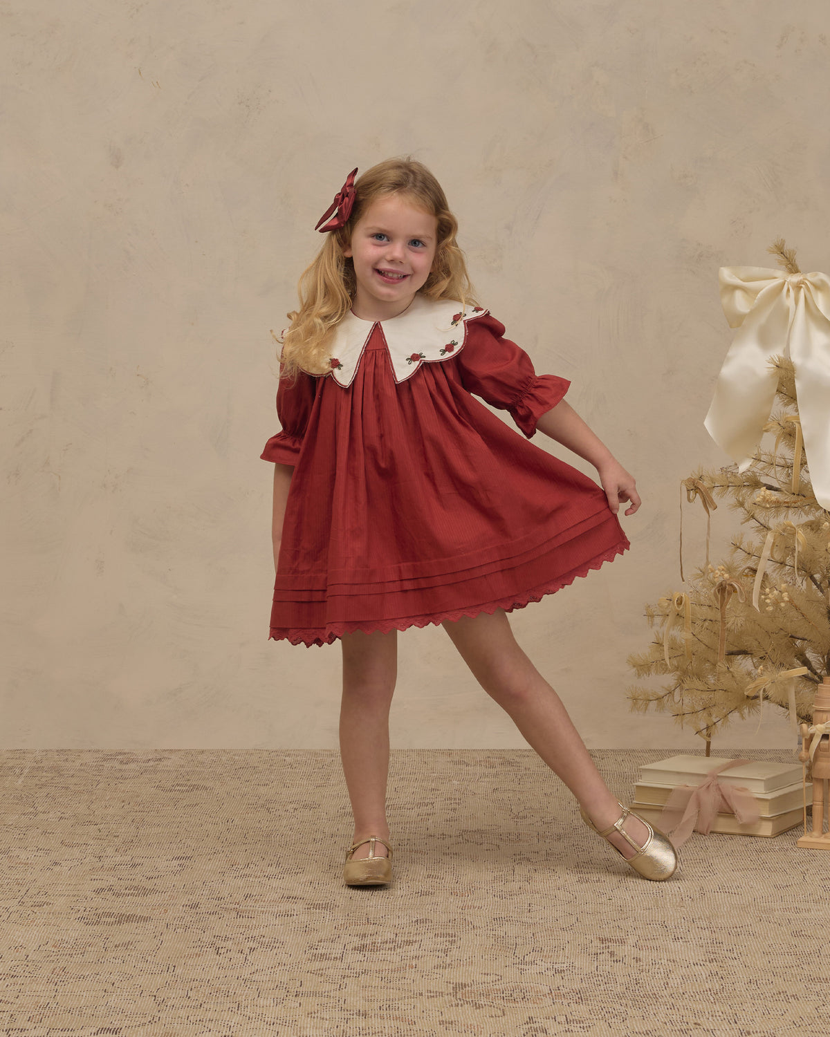 Mabel Dress Ruby