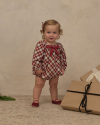 Annette Romper Holiday Tartan