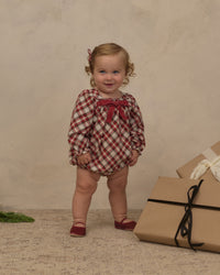 Annette Romper Holiday Tartan