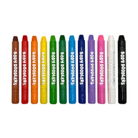 Body Doodlers Face & Body Crayons - Set of 12 Colors