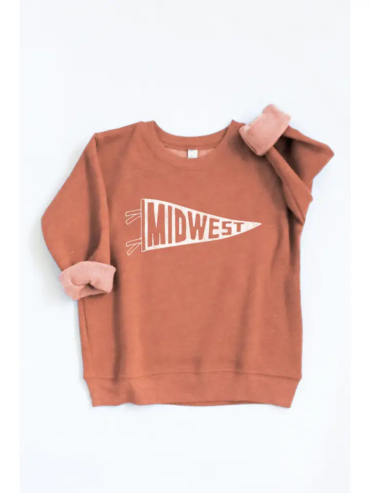 Midwest Pennant Toddler Graphic Sweatshirt