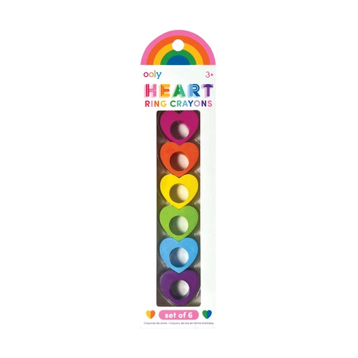 Heart Ring Crayons - Set of 6