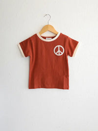 Peace Ringer Graphic T-shirt