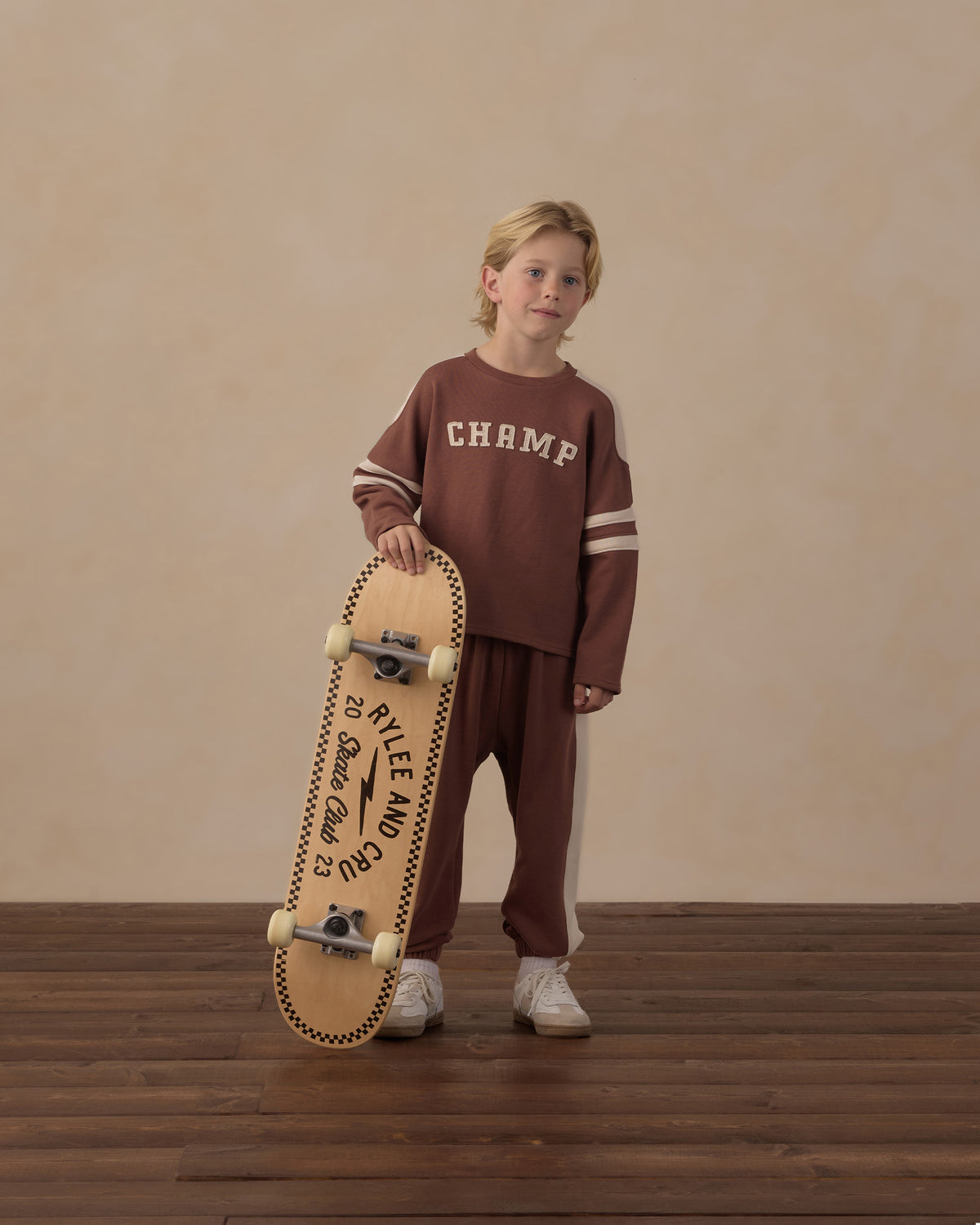 Paneled Sweatpant Mulberry