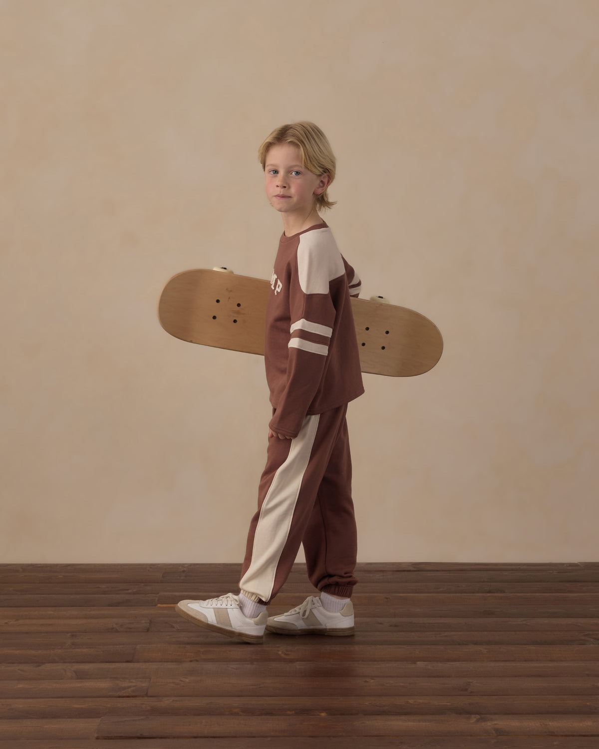 Paneled Sweatpant Mulberry