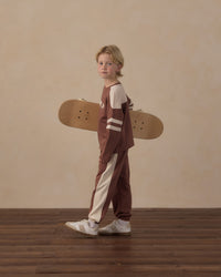 Paneled Sweatpant Mulberry