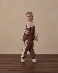 Paneled Sweatpant Mulberry