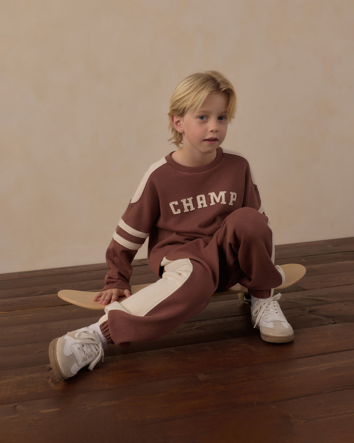 Paneled Sweatpant Mulberry