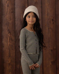 Long Sleeve Knit Tee Midnight Stripe