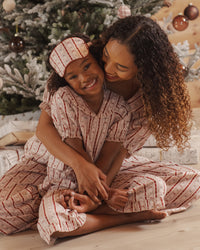 Ruffle Pajamas Candy Cane Lane