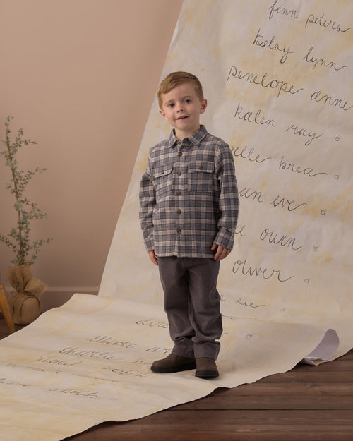 Pocketed Flannel Shirt Winter Plaid