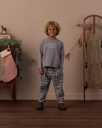 Raw Edge Long Sleeve Tee Wonderful World
