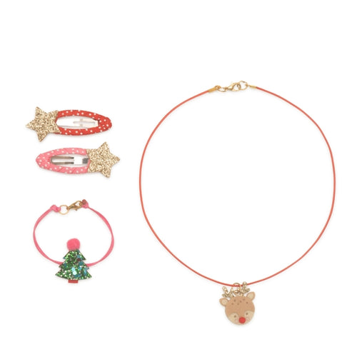 Christmas Hair & Jewelry Set