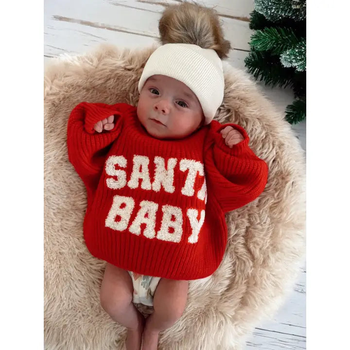 Knit Sweater, Santa Baby