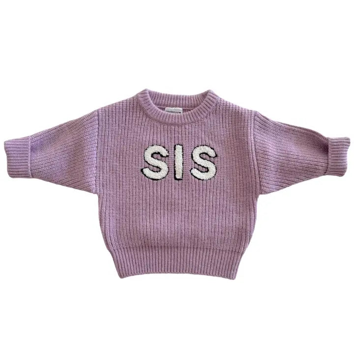 Sis Knit Sweater, Lavender