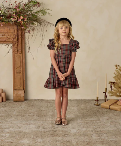 Louella Dress | Winter Tartan