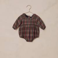 Adeline Romper | Winter Tartan